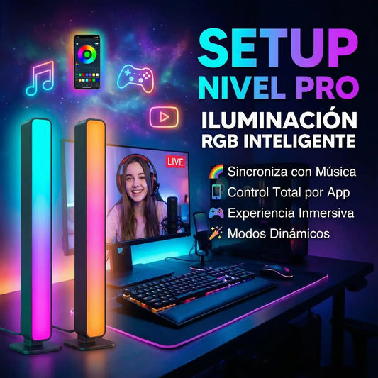 VibeSync PRO™ Barras Rítmicas Led